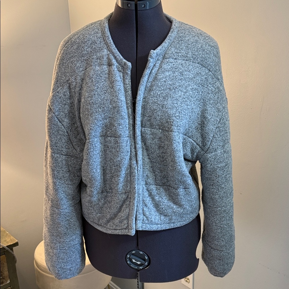 Urban Outfitters Gray Teddy Jacket